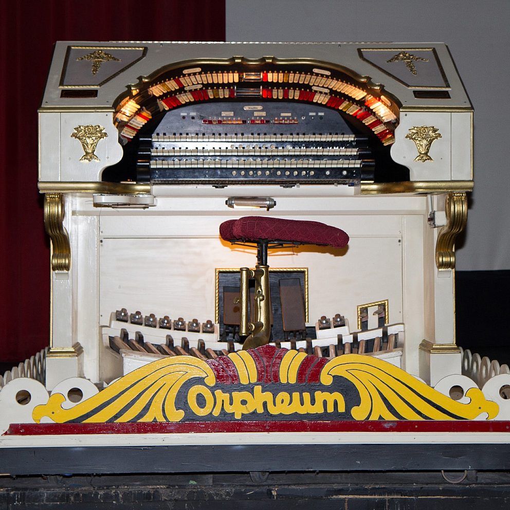 Orpheum Theatre pipe organ installation photo 2